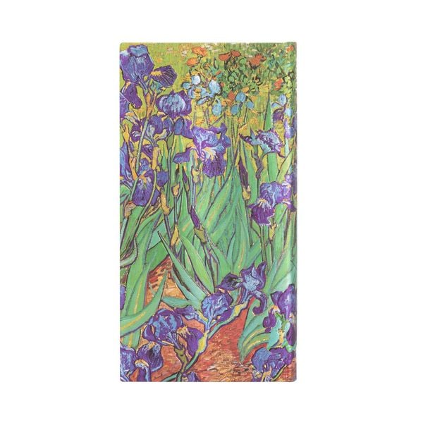 Produktbild: Hardcover Notizbuch Van Goghs Schwertlilien, Schlank, Liniert