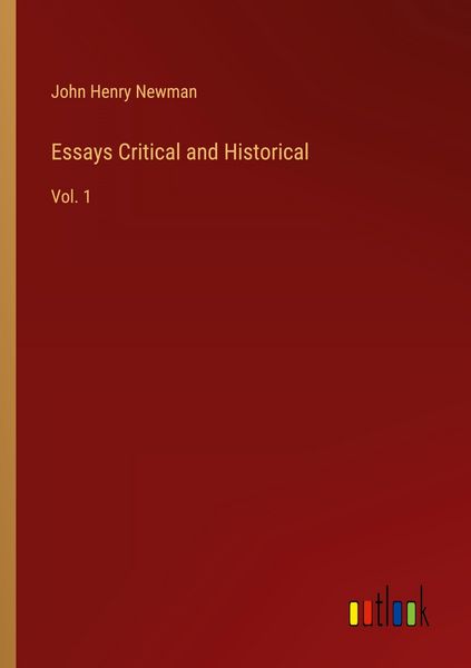 Produktbild: Essays Critical and Historical