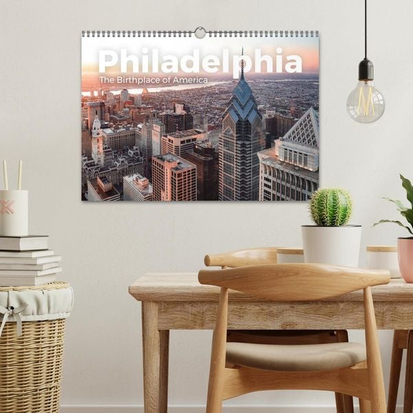 Produktbild: Philadelphia - The Birthplace of America (Wandkalender 2026 DIN A3 quer), CALVENDO Monatskalender