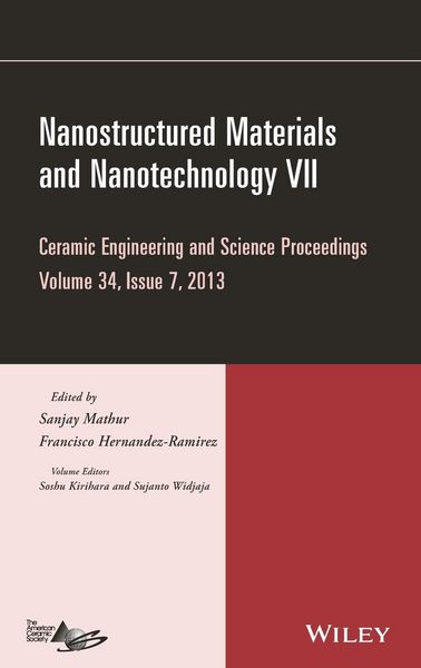 Produktbild: Nanostructured Materials and Nanotechnology VII, Volume 34, Issue 7