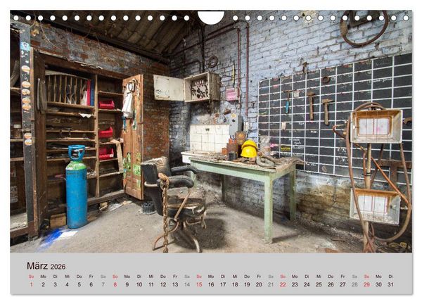 Produktbild: Lost Places - Sch&ouml;nheit des Verfalls (Wandkalender 2026 DIN A4 quer), CALVENDO Monatskalender