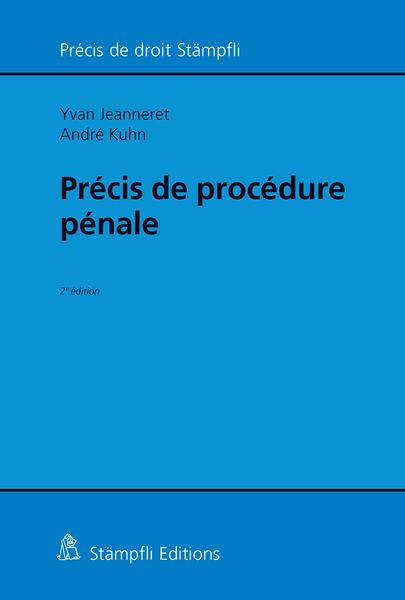 Produktbild: Pr&eacute;cis de proc&eacute;dure p&eacute;nale