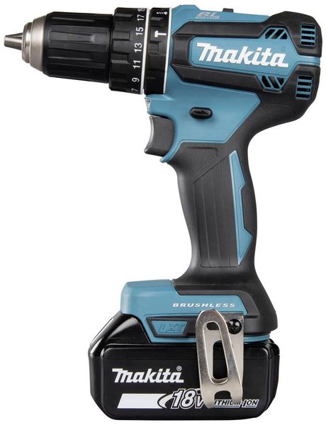 Produktbild: Makita DHP485RTJ 2-Gang-Akku-Schlagbohrschrauber inkl. 2. Akku, inkl. Ladeger&auml;t, inkl. Koffer