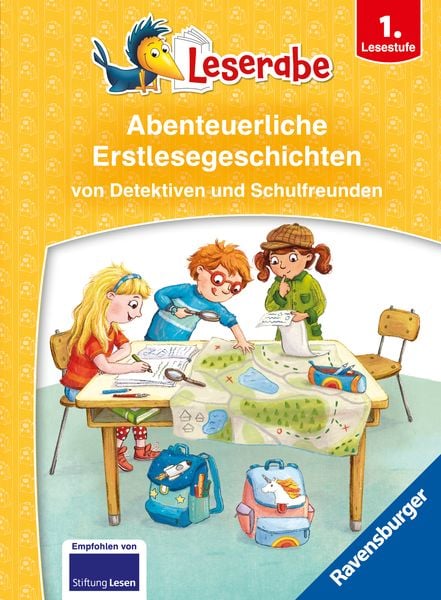Leserabe Sonderausgaben - Abenteuerliche Erstlesegeschichten von Detektiven und Schulfreunden, Gebundene Ausgabe von Katja Reider , Katja Uebe,