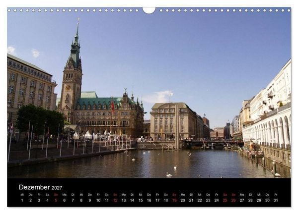 Produktbild: Hansestadt Hamburg (Wandkalender 2027 DIN A3 quer), CALVENDO Monatskalender