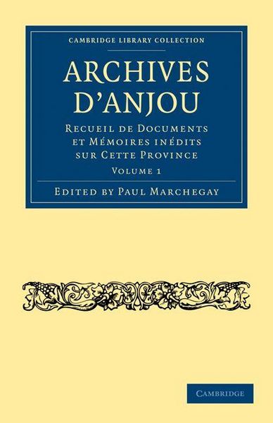 Produktbild: Archives D'Anjou - Volume 1