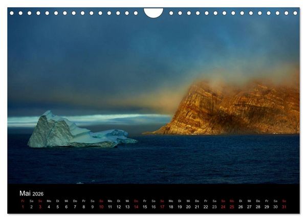 Produktbild: Gr&ouml;nland by Andr&eacute; Poling (Wandkalender 2026 DIN A4 quer), CALVENDO Monatskalender