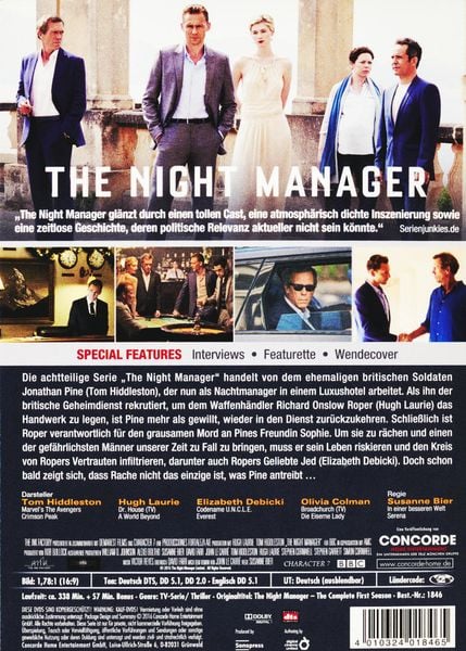 Produktbild: The Night Manager - Die komplette 1. Staffel [3 DVDs]