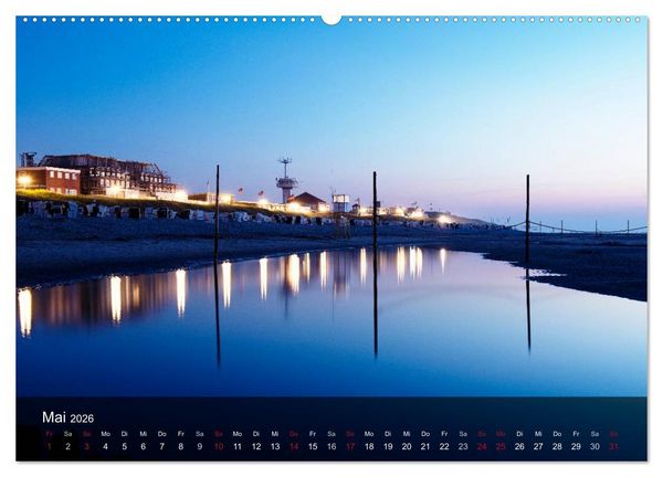 Produktbild: Wangerooge &ndash; Eine Perle in der Nordsee. (Wandkalender 2026 DIN A2 quer), CALVENDO Monatskalender