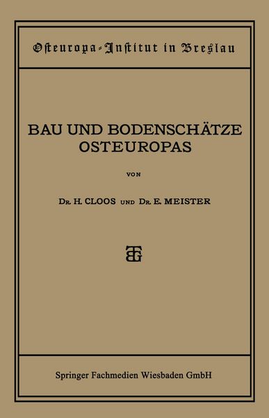 Produktbild: Bau und Bodensch&auml;tze Osteuropas