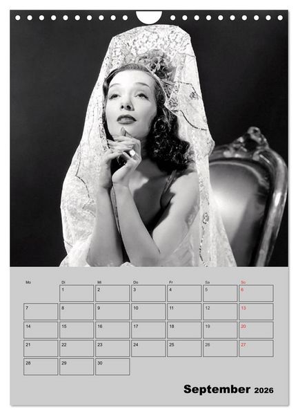 Produktbild: Diven der Stummfilm-&Auml;ra (Wandkalender 2026 DIN A4 hoch), CALVENDO Monatskalender