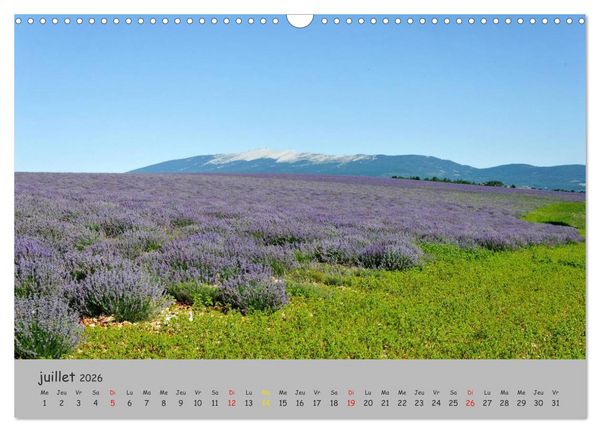 Produktbild: Le Mont Ventoux Le g&eacute;ant de Provence (Calendrier mural 2026 DIN A3 vertical), CALVENDO calendrier mensuel