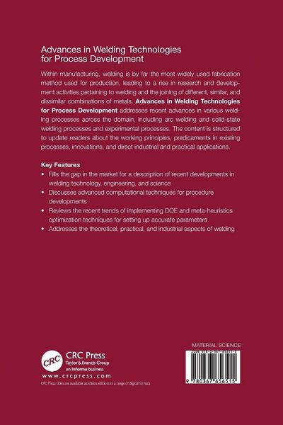 Produktbild: Advances in Welding Technologies for Process Development