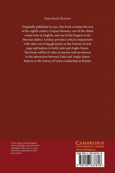 Produktbild: The Corpus Glossary