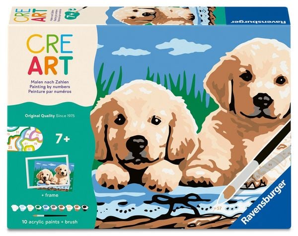 CreArt Kinder - Süße Hundewelpen