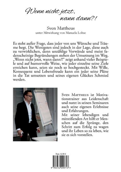 Produktbild: Wenn nicht jetzt, wann dann?!