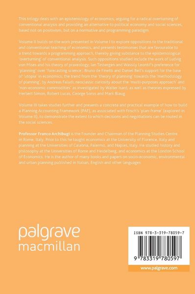 Produktbild: The Programming Approach and the Demise of Economics