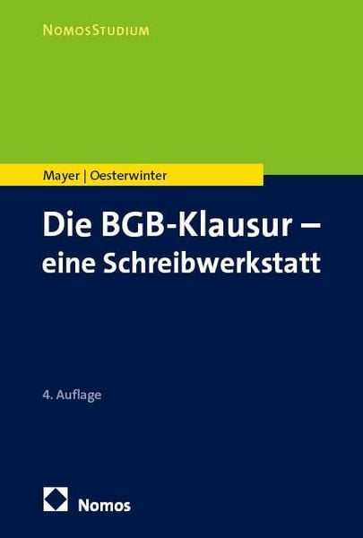 Produktbild: Die BGB-Klausur &ndash; eine Schreibwerkstatt