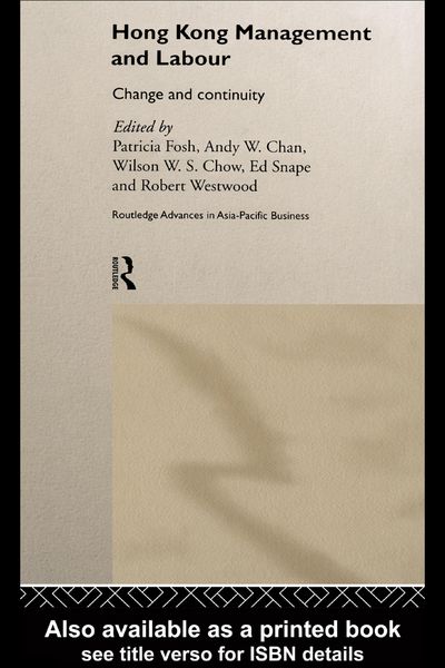 Produktbild: Hong Kong Management and Labour