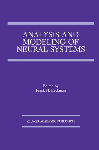 Produktbild: Analysis and Modeling of Neural Systems