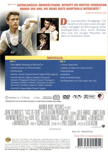 Jenseits von Eden - Classic Collection Special Edition [2 DVDs]