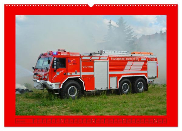 Produktbild: Einsatzfahrzeuge aus Sachsen und Sachsen-Anhalt (hochwertiger Premium Wandkalender 2026 DIN A2 quer), Kunstdruck in Hochglanz