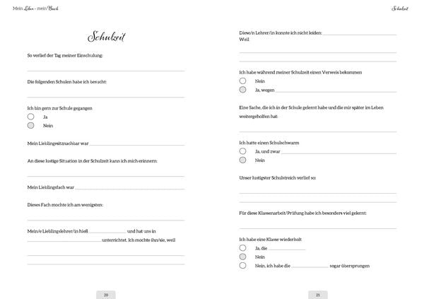 Produktbild: Mein Leben &ndash; mein Buch