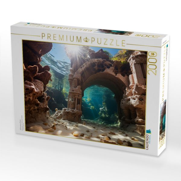 Produktbild: CALVENDO Puzzle Unterwasser Ruine | 2000 Teile Lege-Gr&ouml;&szlig;e 90x67cm Foto-Puzzle f&uuml;r gl&uuml;ckliche Stunden