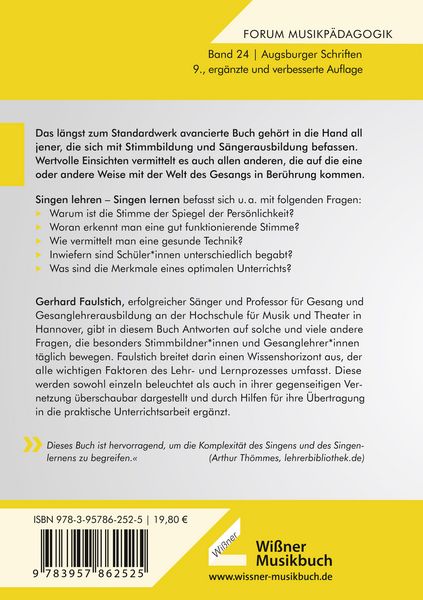 Produktbild: Singen lehren &ndash; Singen lernen