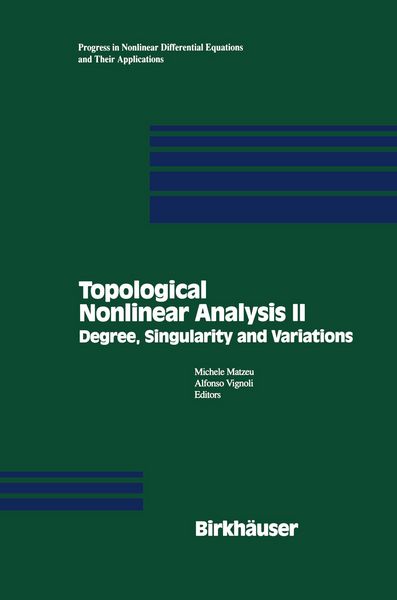 Produktbild: Topological Nonlinear Analysis II