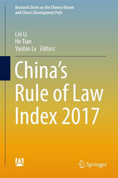 Produktbild: China's Rule of Law Index 2017