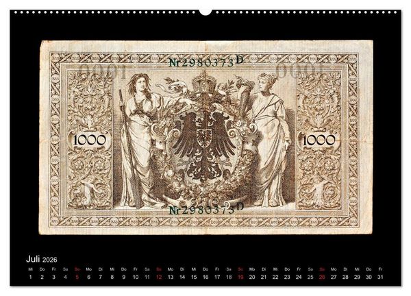 Produktbild: Vergangene Werte (Wandkalender 2026 DIN A2 quer), CALVENDO Monatskalender