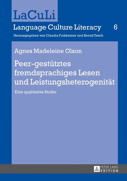 Produktbild: Peer-gest&uuml;tztes fremdsprachiges Lesen und Leistungsheterogenit&auml;t