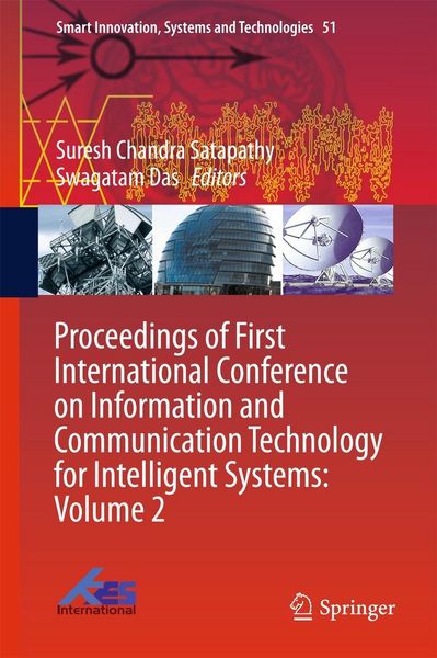 Produktbild: Proceedings of First International Conference on Information and Communication Technology for Intelligent Systems: Volume 2