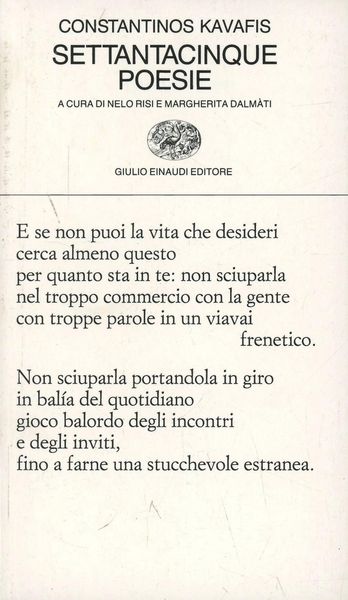 Produktbild: Settantacinque poesie