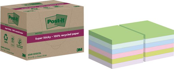 Produktbild: Super Sticky 654 Recycl.ass.