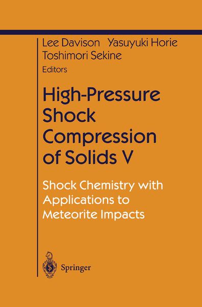 Produktbild: High-Pressure Shock Compression of Solids V