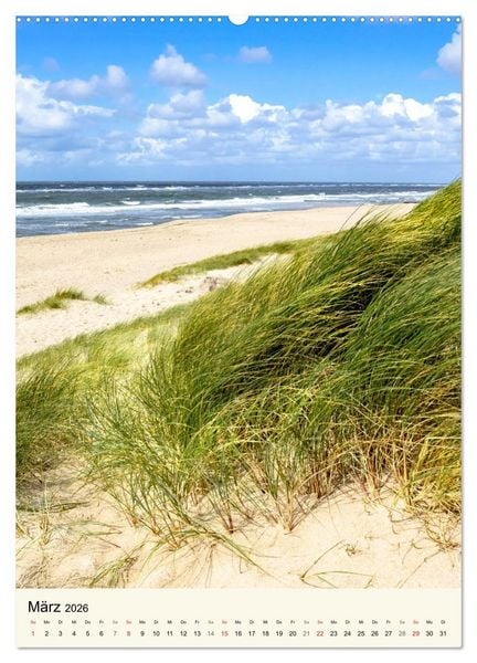 Produktbild: LANGEOOG Strandspaziergang (hochwertiger Premium Wandkalender 2026 DIN A2 hoch), Kunstdruck in Hochglanz