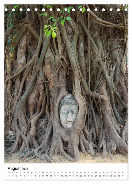 Produktbild: Buddhas im Gl&uuml;ck (Tischkalender 2026 DIN A5 hoch), CALVENDO Monatskalender