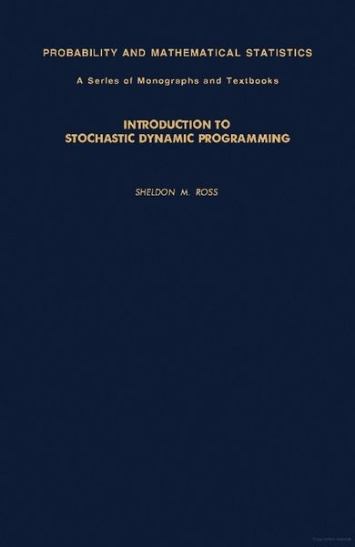 Produktbild: Intro To Stochastic Dynamic Pr
