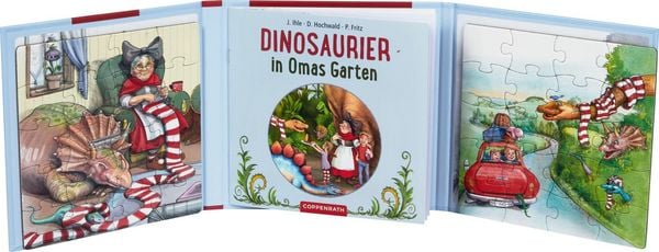 Produktbild: Magnet-Puzzlebuch: Dinosaurier in Omas Garten