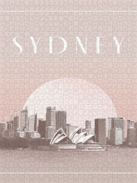 Produktbild: CALVENDO Puzzle Sydney | 1000 Teile Lege-Gr&ouml;&szlig;e 64x48cm Foto-Puzzle f&uuml;r gl&uuml;ckliche Stunden