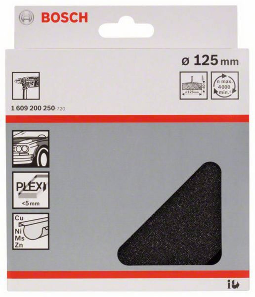 Produktbild: Bosch Accessories 1609200250 Polierschwamm, 125 mm Durchmesser 125 mm 1 St.