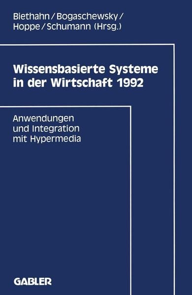 Produktbild: Wissensbasierte Systeme in der Wirtschaft 1992