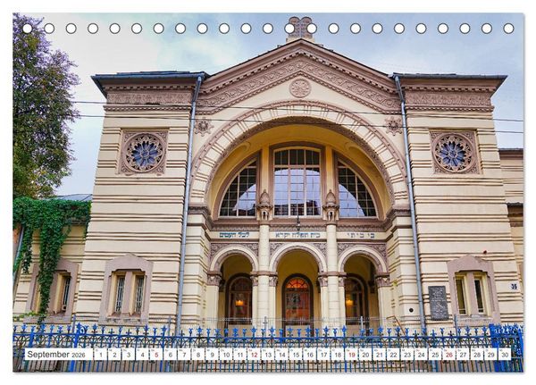 Produktbild: Synagogen im Baltikum (Tischkalender 2026 DIN A5 quer), CALVENDO Monatskalender