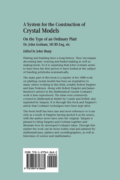 Produktbild: Crystal Models On the Type of an Ordinary Plait
