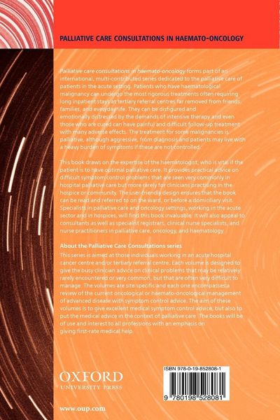 Produktbild: Palliative Care Consultations in Haemato-Oncology