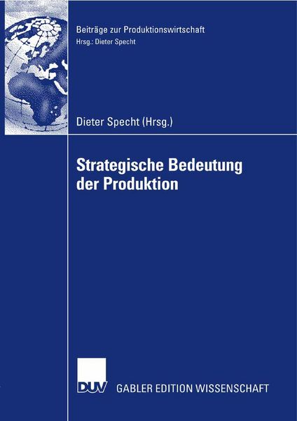 Produktbild: Strategische Bedeutung der Produktion