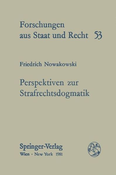 Produktbild: Perspektiven zur Strafrechtsdogmatik