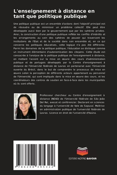 Produktbild: L'enseignement &agrave; distance en tant que politique publique